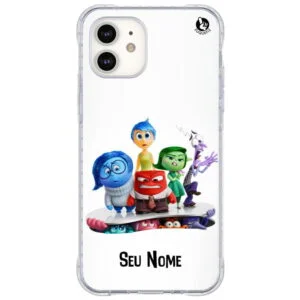 Capinha de Celular com Nome - Divertidamente Todos os Sentimentos
