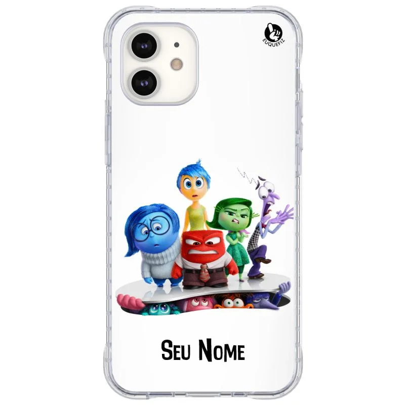 Capinha de Celular com Nome - Divertidamente Todos os Sentimentos