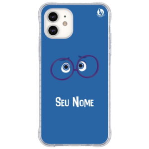 Capinha de Celular com Nome - Divertidamente Tristeza