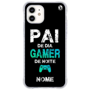 Capinha de Celular Pai de Dia Gamer de noite