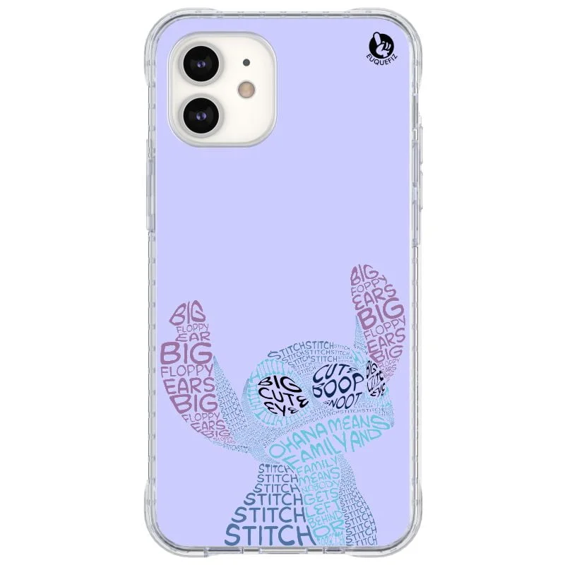 Capinha de Celular Stitch Caracteres